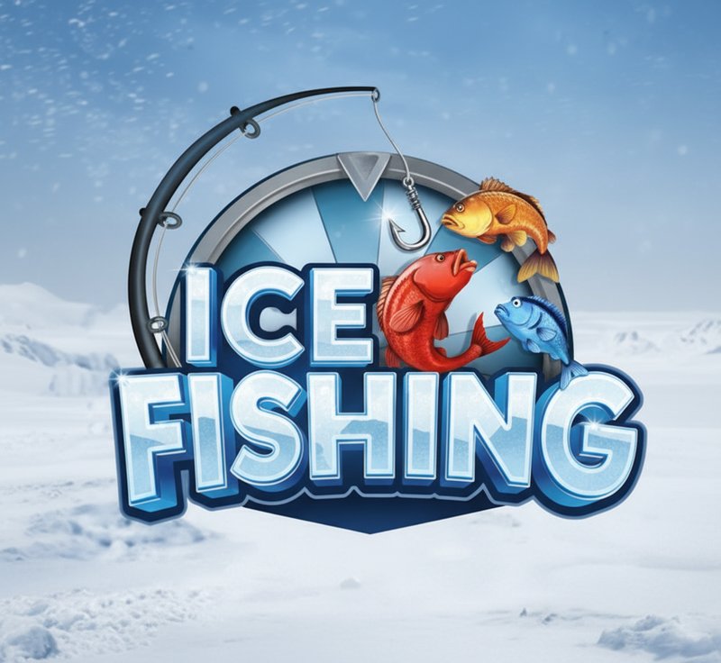 Ice fishing gambling game in Germany